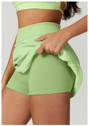 Ultra Slim Yoga Shorts with Pocket – Mini Skirt Info