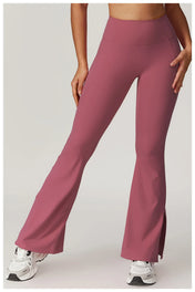 High Waist Yoga Bell-Bottoms