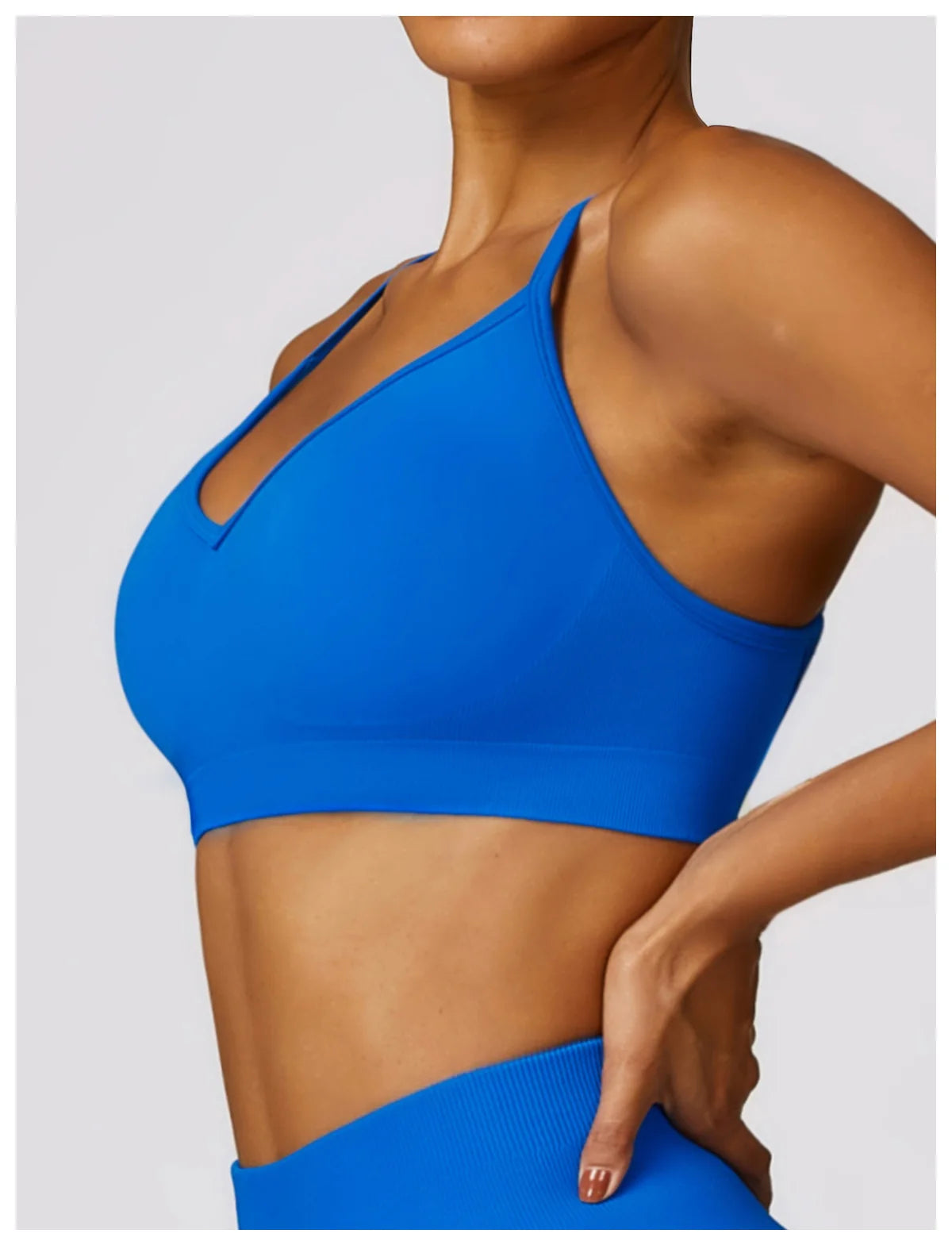 Seamless Criss Cross Fitness Bra – Padded