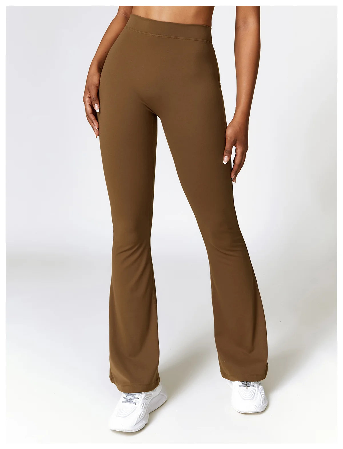 High Waist Flare Leggings –