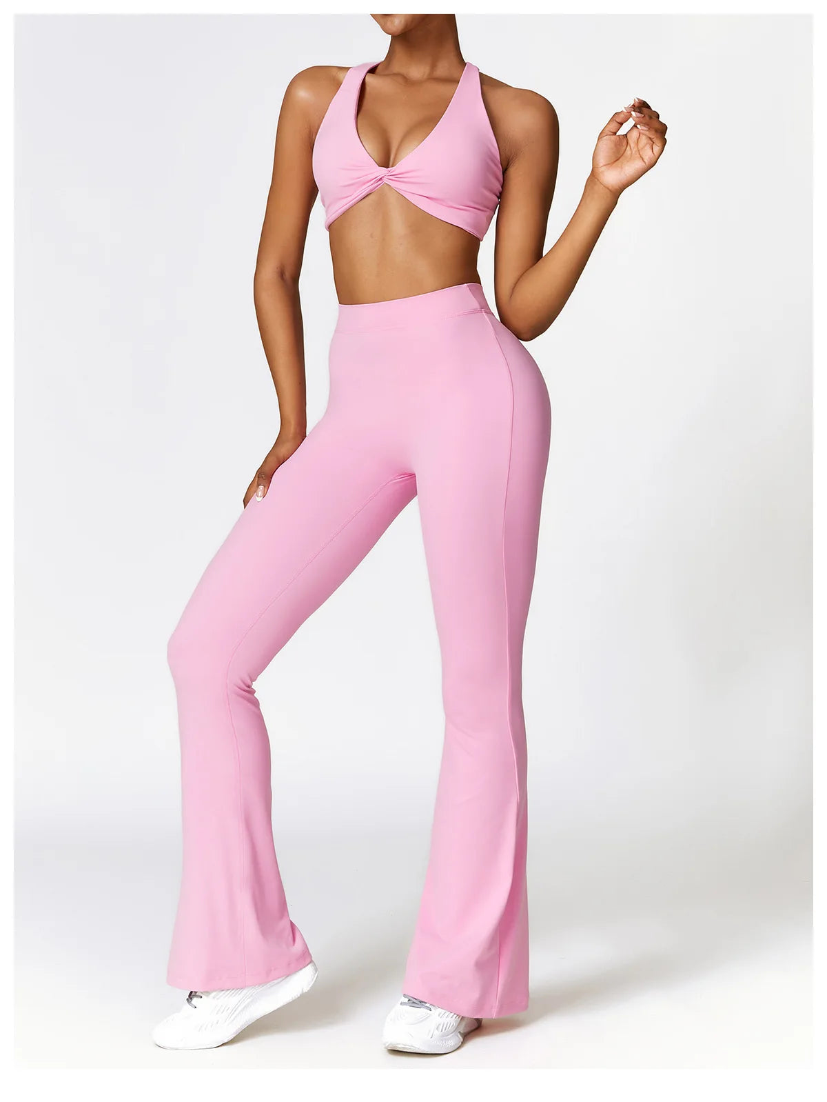 High Waist Flare Leggings –