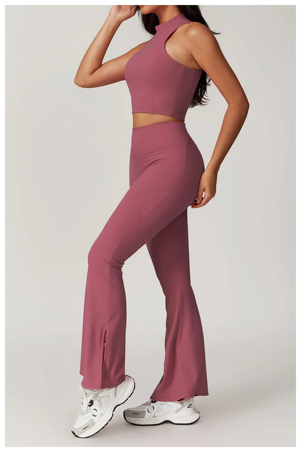 High Waist Yoga Bell-Bottoms