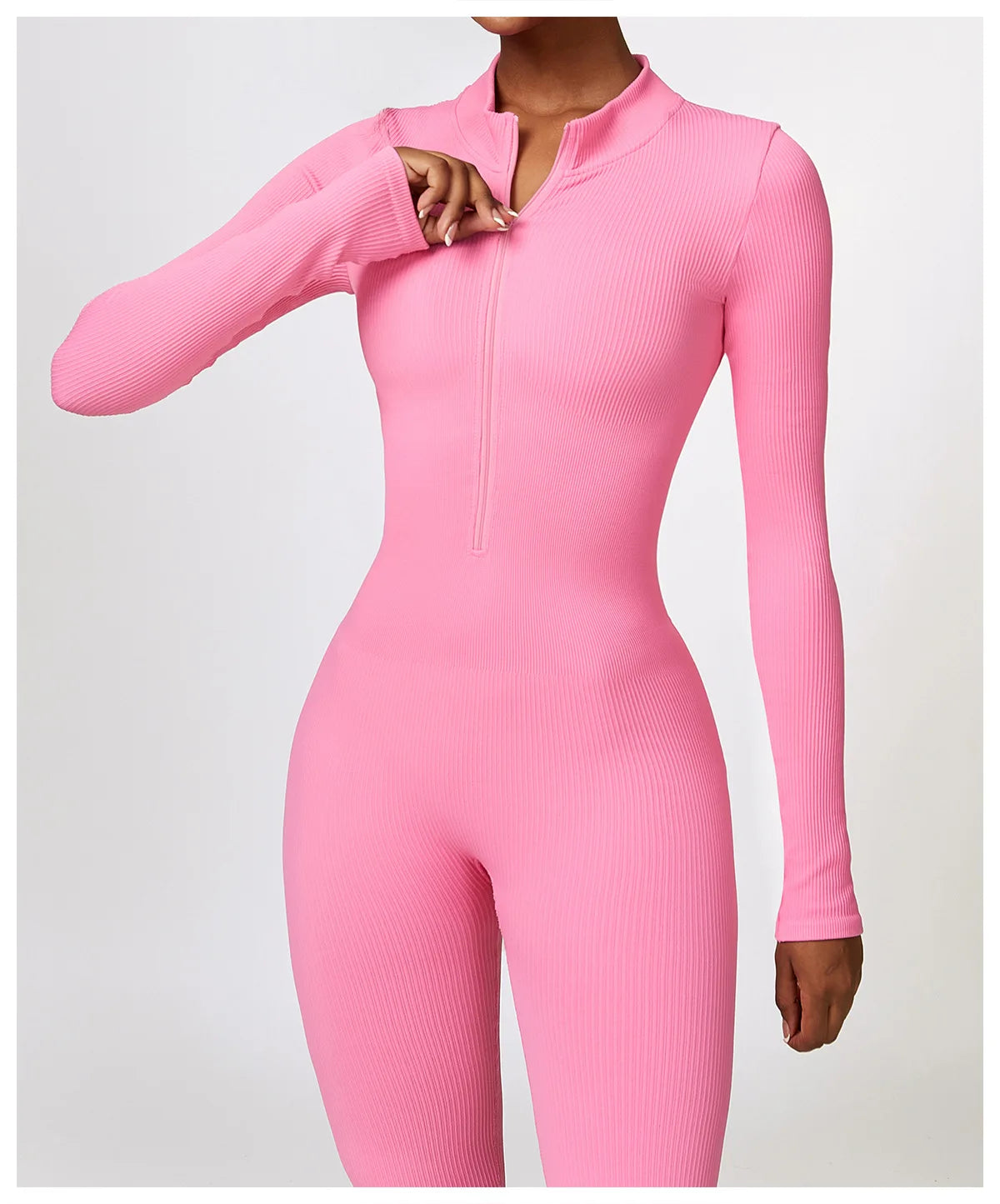 Long Sleeve Ribbed Bodysuit