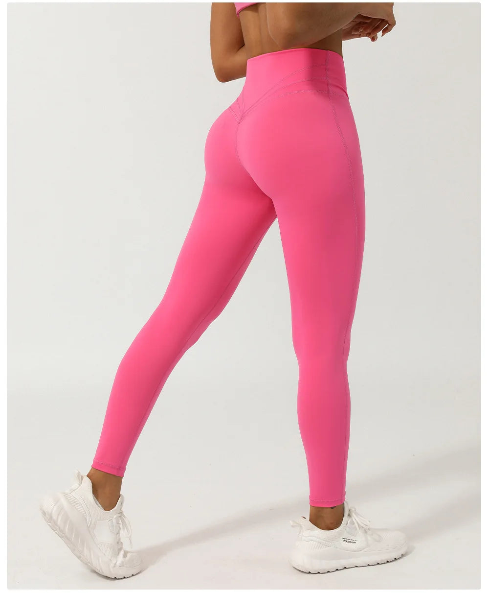 High-Waist Fitness Leggings – Hips Lifting