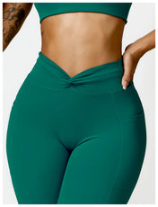 Bell-Bottom Yoga Pants