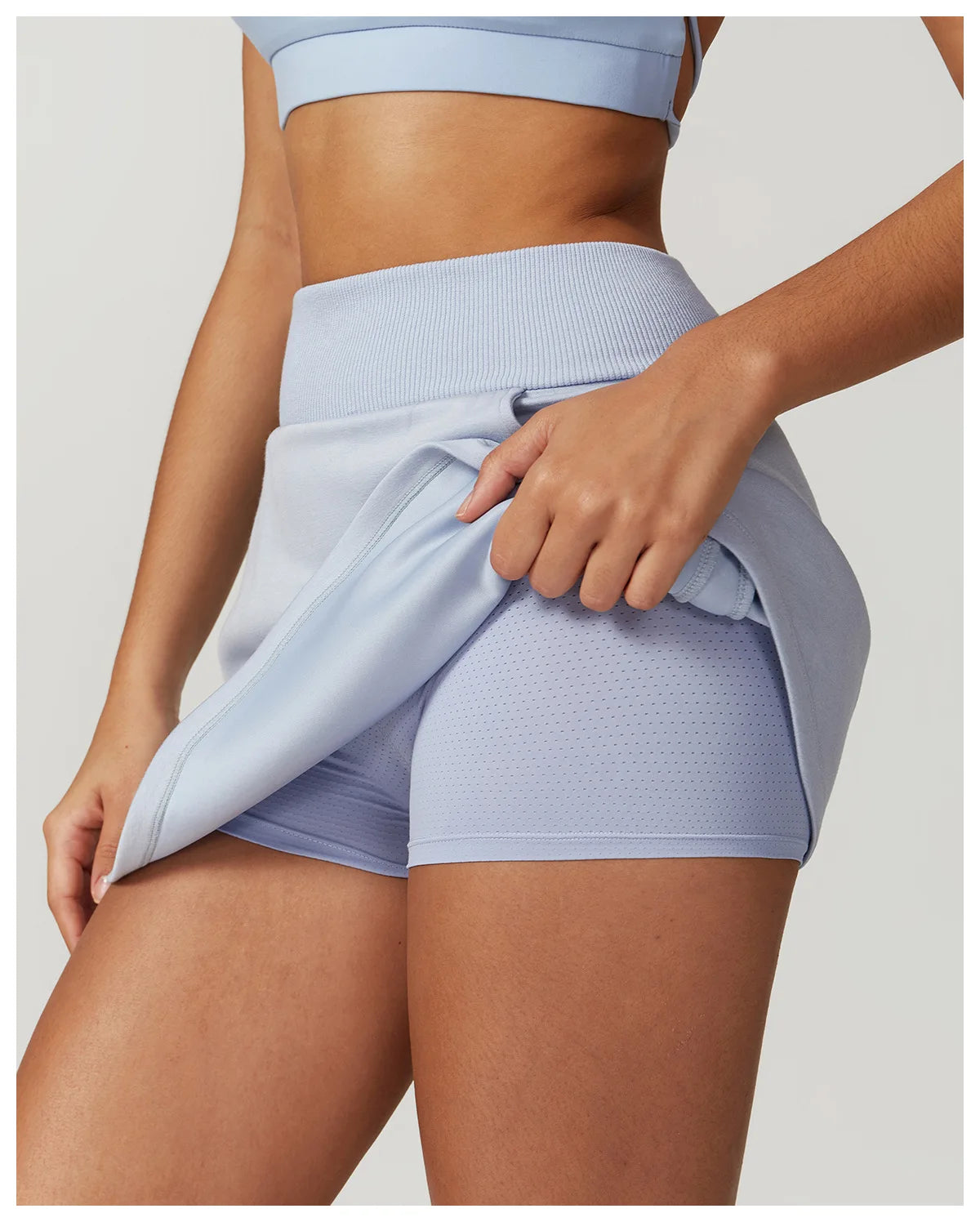 Ultra Slim Yoga Shorts with Pocket – Mini Skirt Info