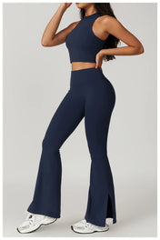 High Waist Yoga Bell-Bottoms