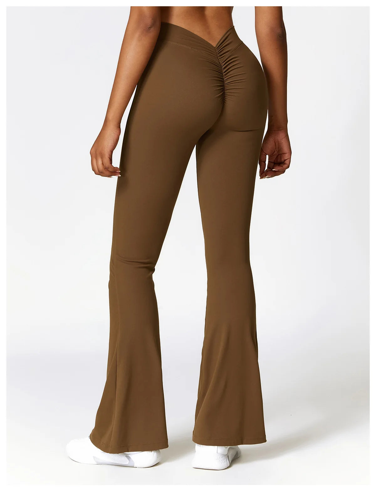 High Waist Flare Leggings –