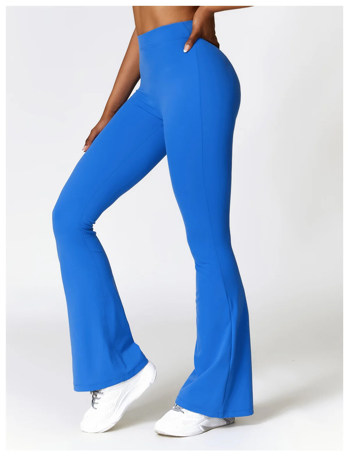 High Waist Flare Leggings –