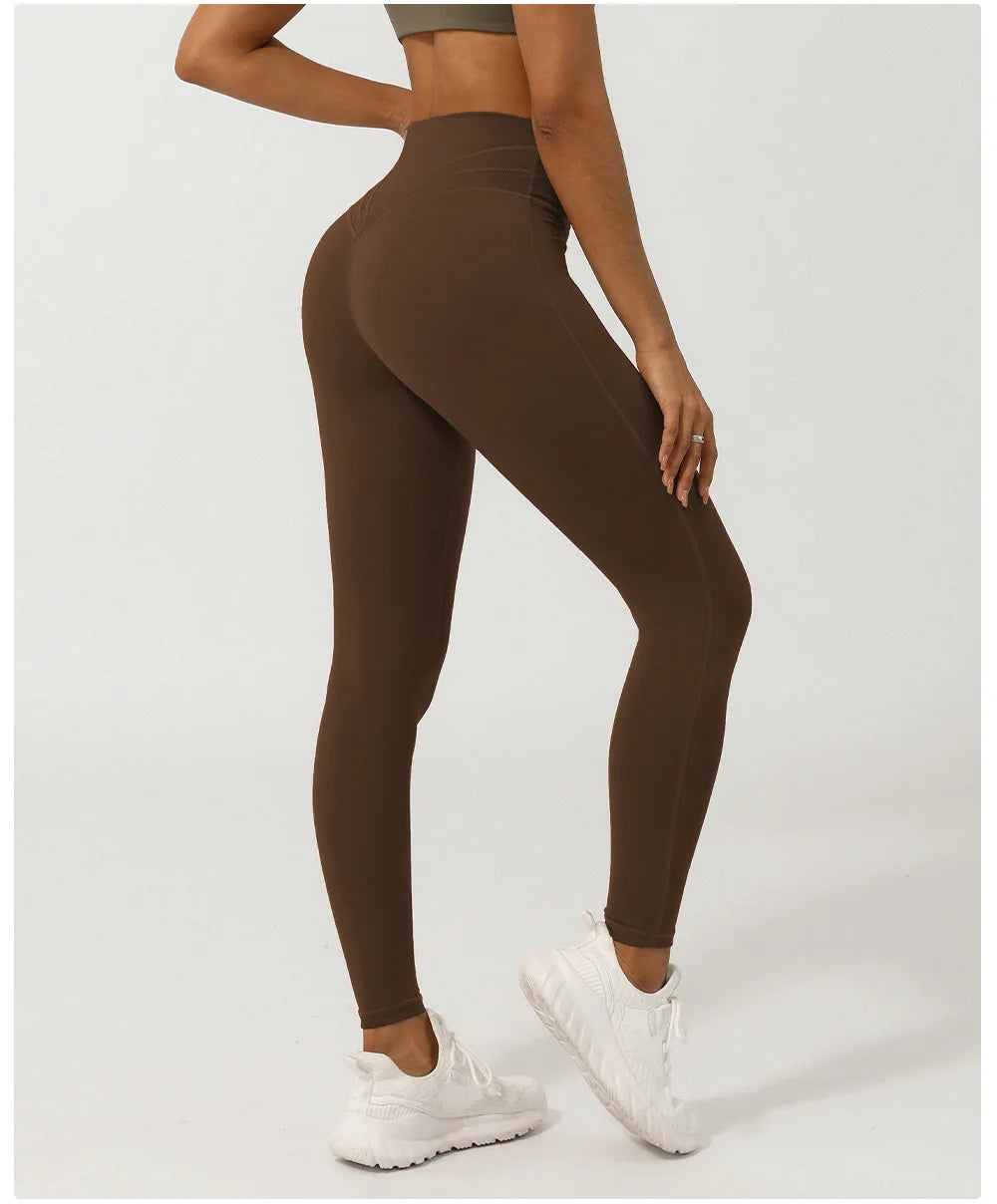 High-Waist Fitness Leggings – Hips Lifting