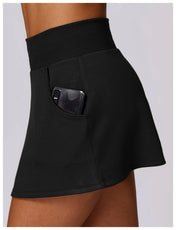 Ultra Slim Yoga Shorts with Pocket – Mini Skirt Info