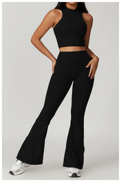 High Waist Yoga Bell-Bottoms