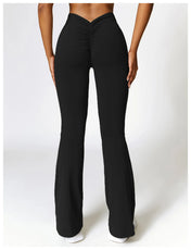 High Waist Flare Leggings –