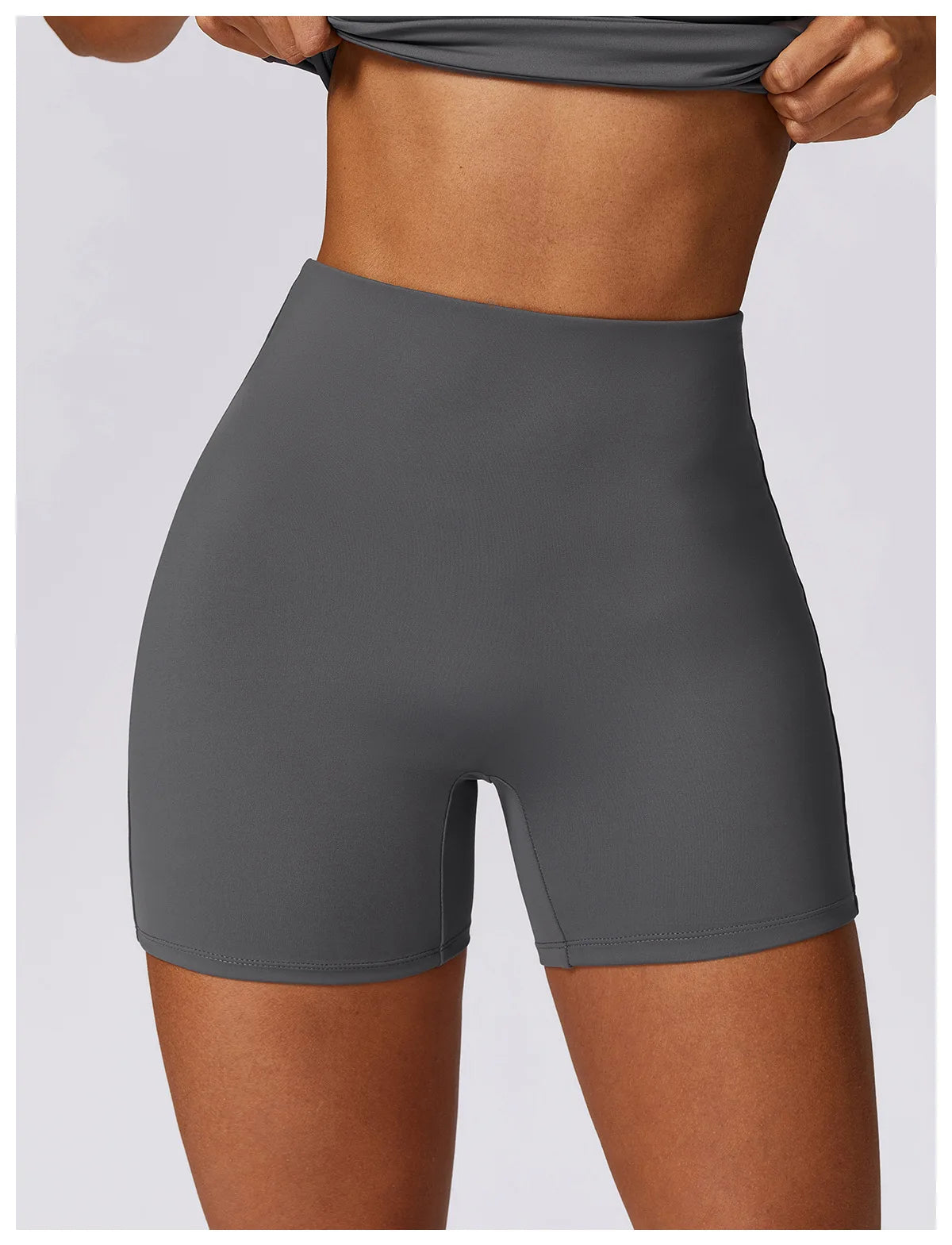 High-Waist Squat-Proof Yoga Shorts