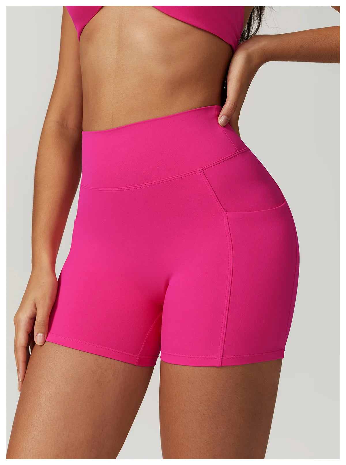 High Waist Fitness Yoga Shorts