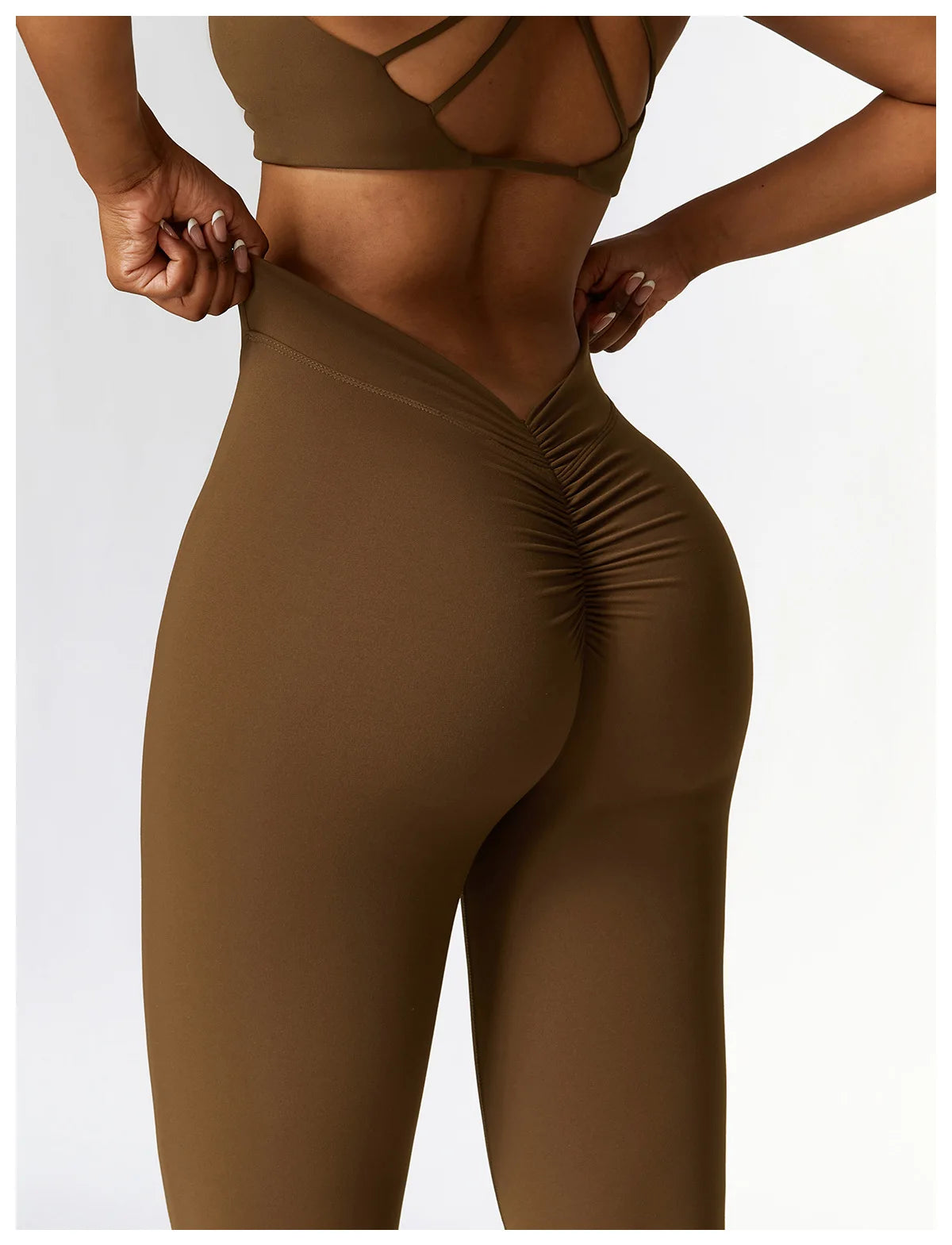 High Waist Flare Leggings –