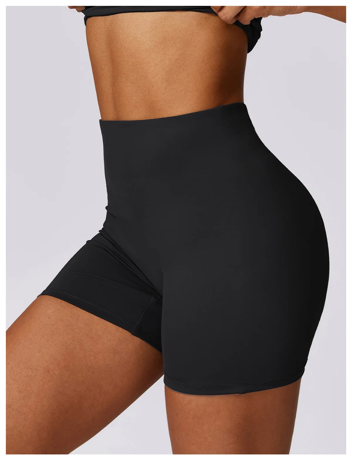 High-Waist Squat-Proof Yoga Shorts