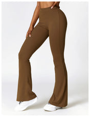 High Waist Flare Leggings –