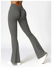 High Waist Flare Leggings –