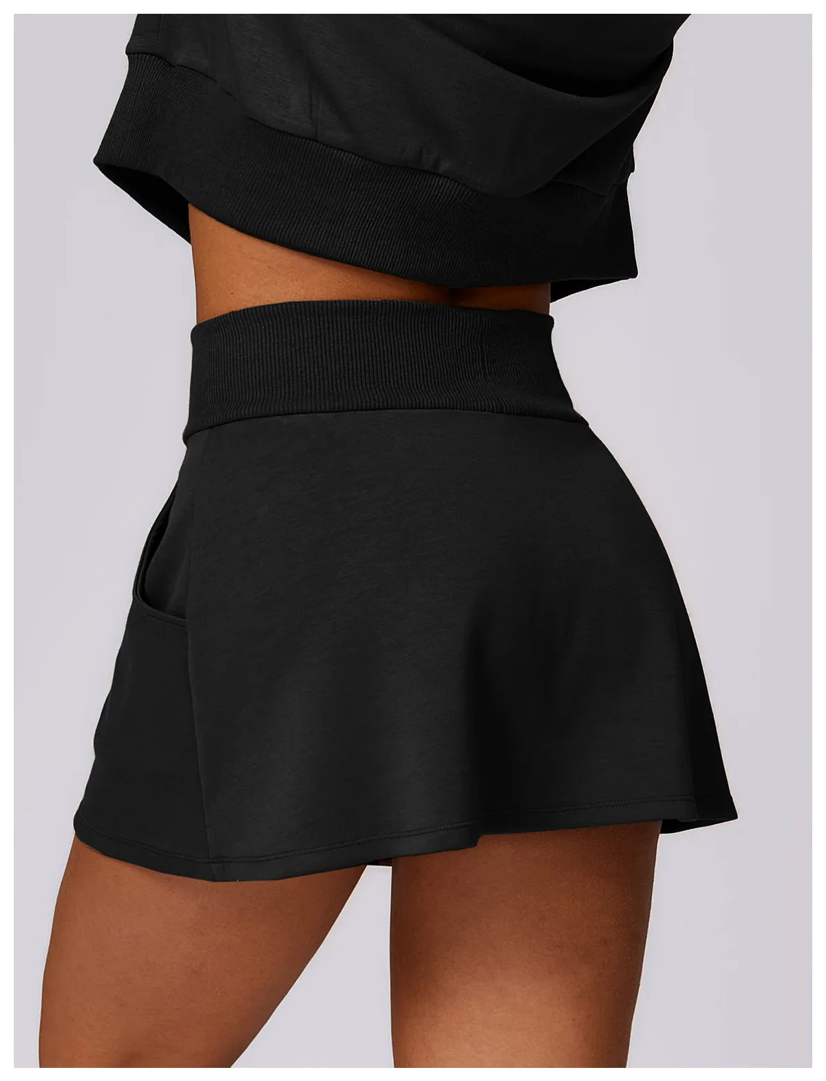 Ultra Slim Yoga Shorts with Pocket – Mini Skirt Info