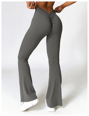 High Waist Flare Leggings –