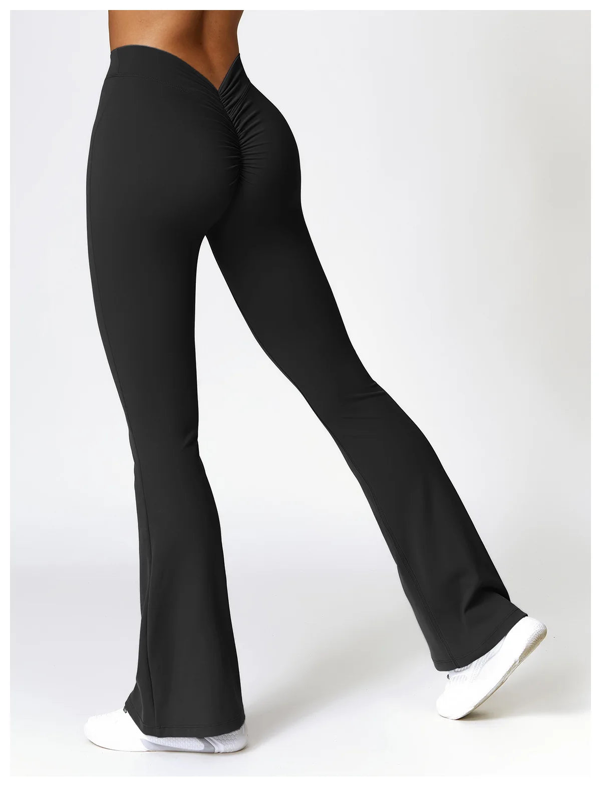 High Waist Flare Leggings –