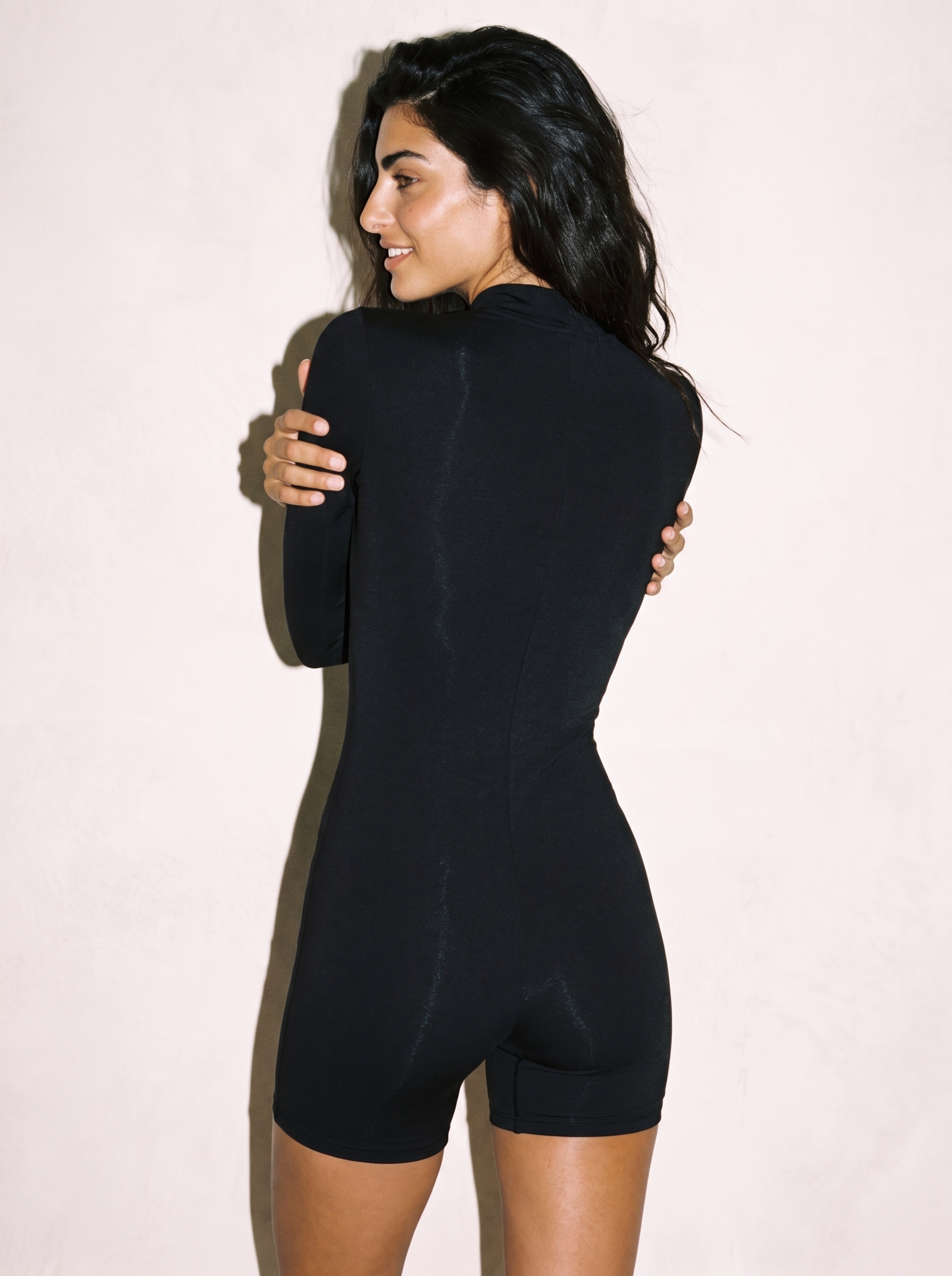 Eva Jumpsuit in Black, back view