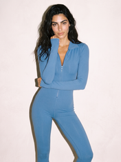 Alicia Jumpsuit in Blue, front view