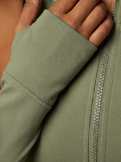 Aurelia Jacket Green in Green, fabric detail