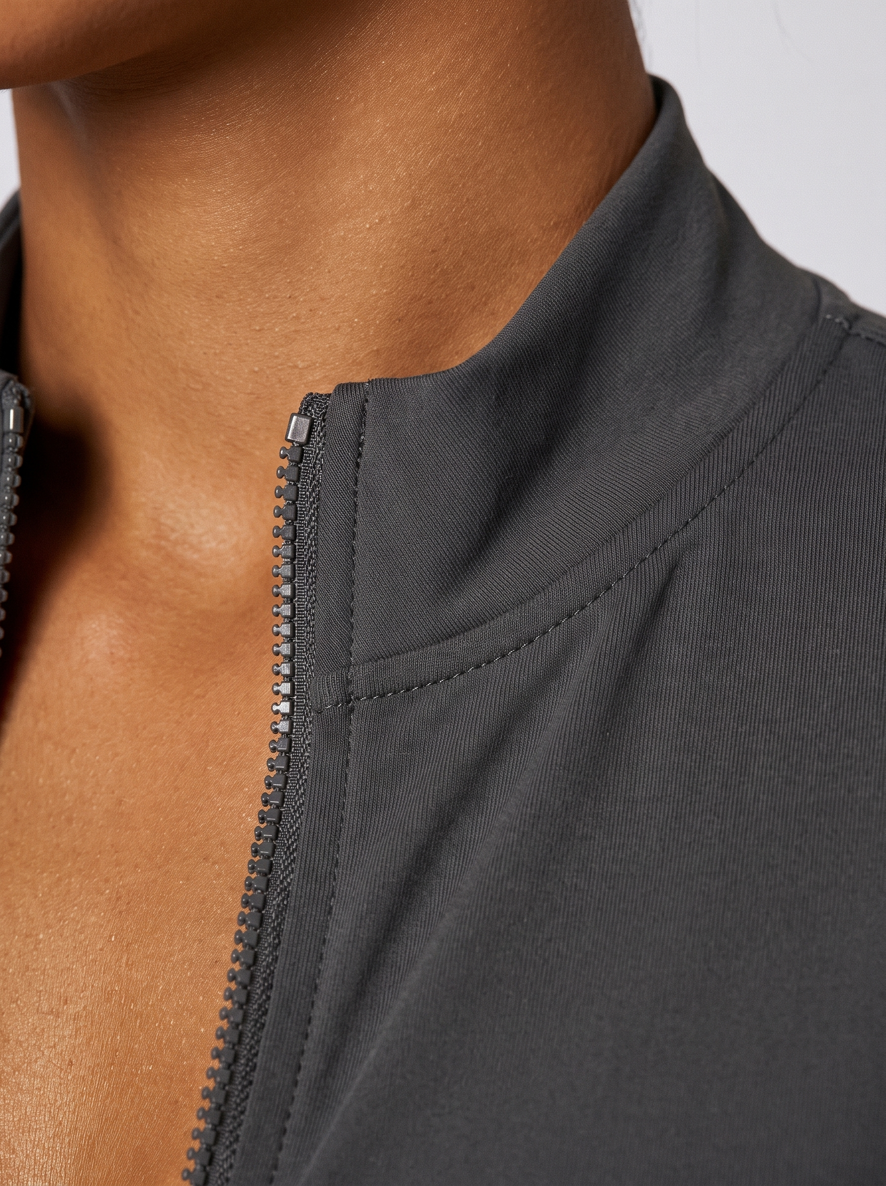 Aurelia Jacket Anthracite in Gray, fabric detail