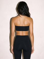 Nina Comfort Bra in Black, back view
