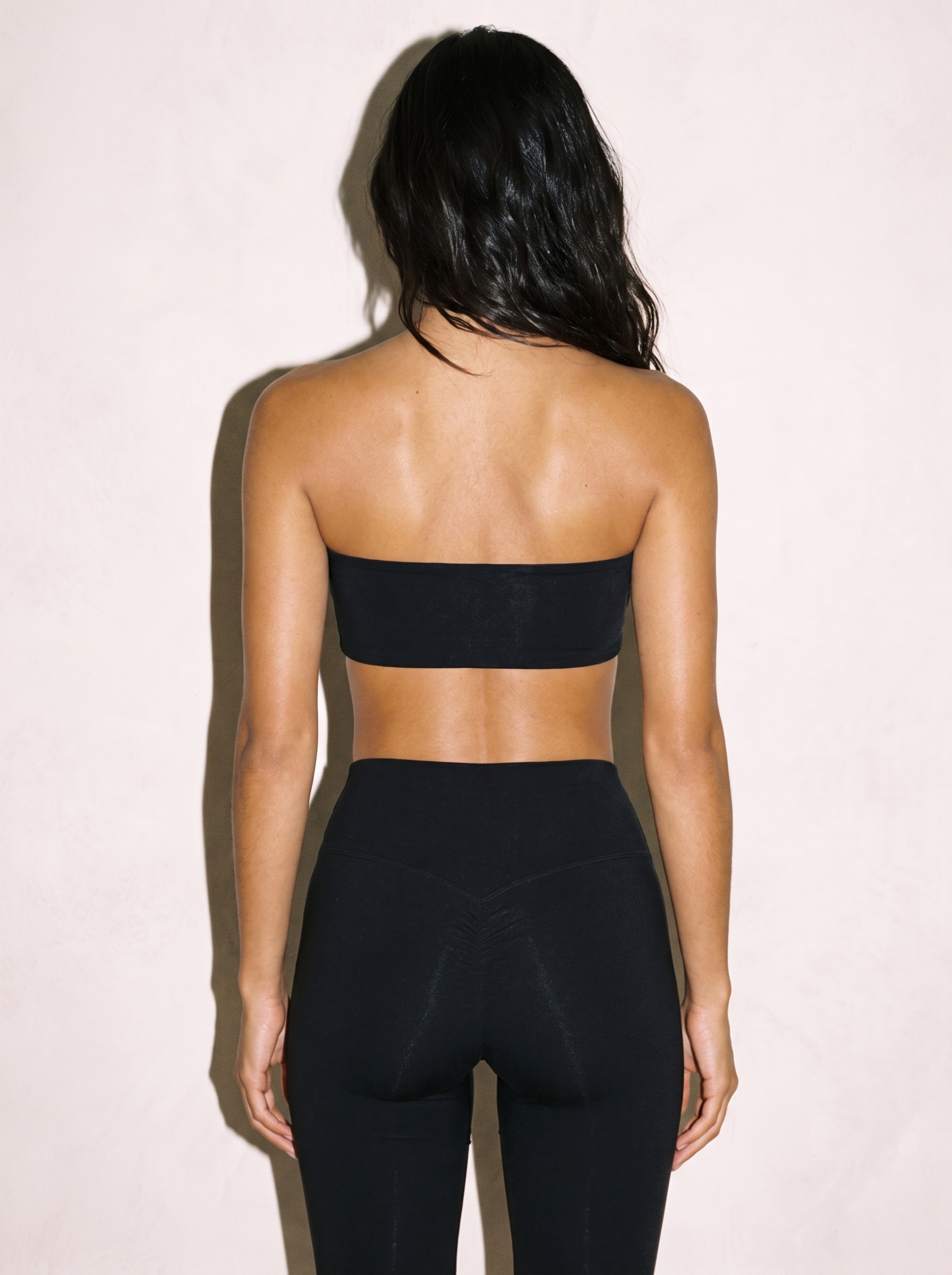 Nina Comfort Bra in Black, back view